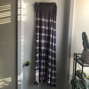 Tie-Dye Maxi Skirt